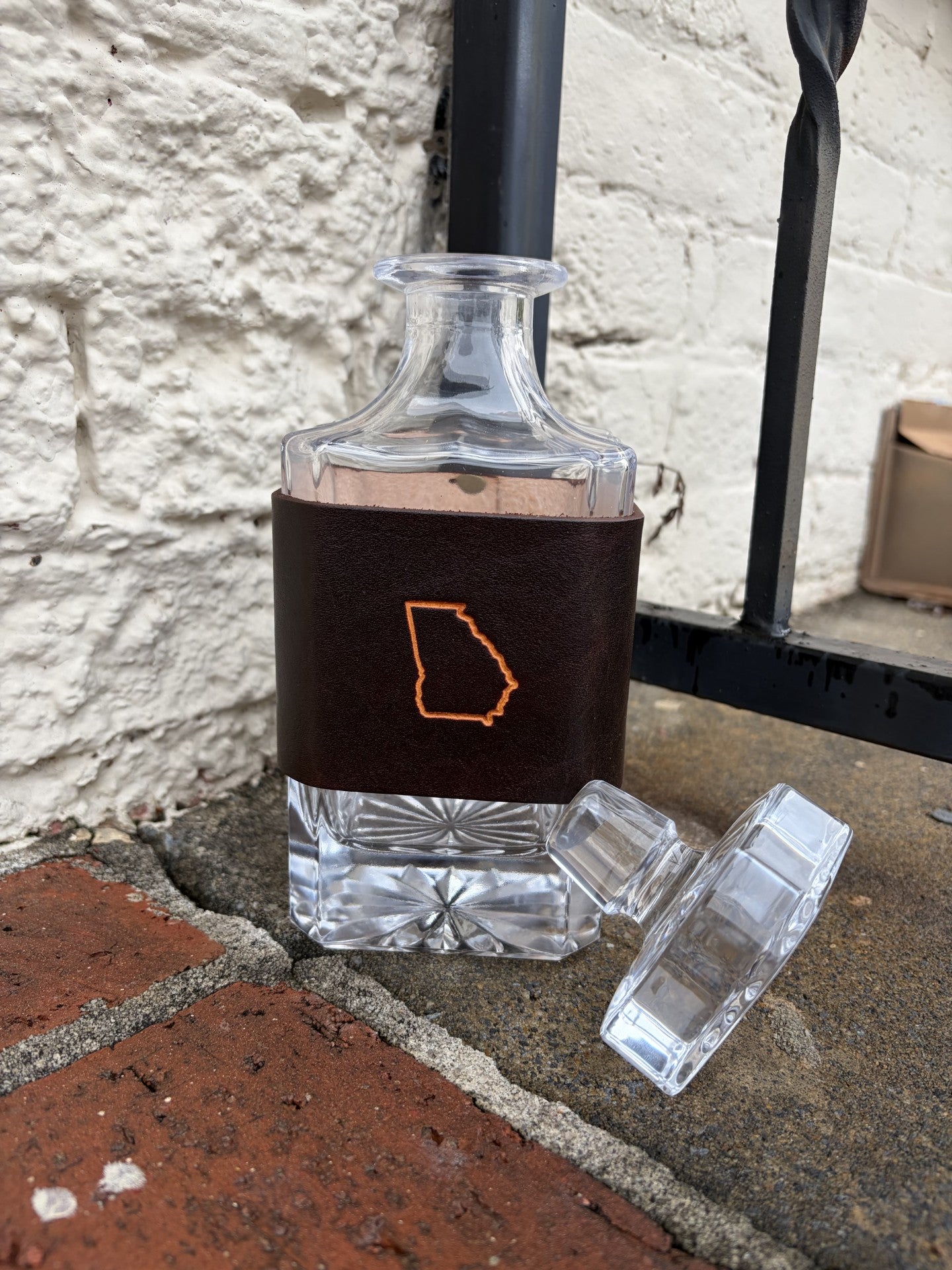 Leather Decanter