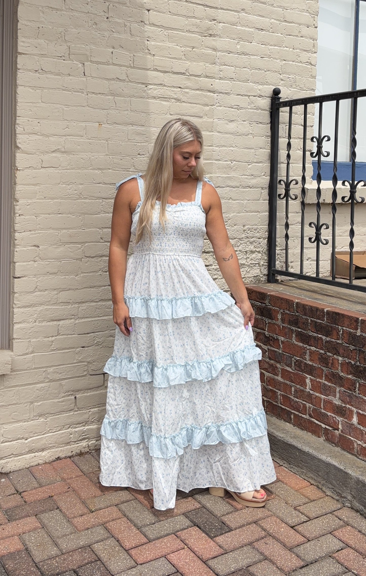 Lady Eloise Print Maxi Dress