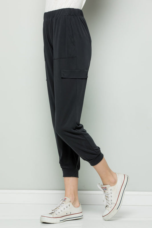 Cupro Joggers With Pockets