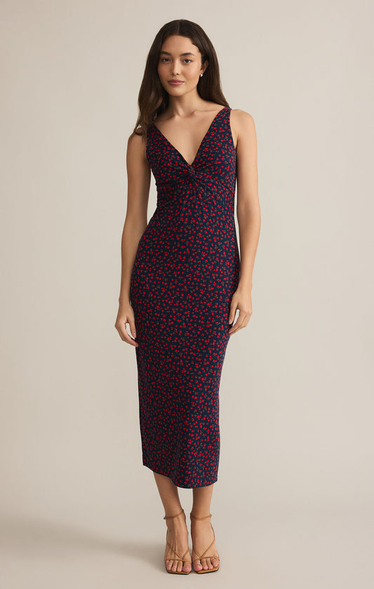 Z Supply "Eleve La Rosa" Midi Dress