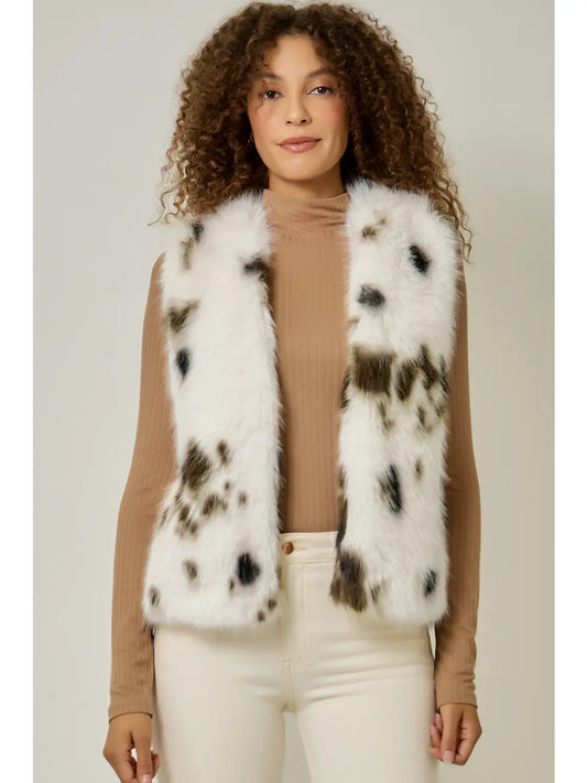 Faux Animal Fur Vest