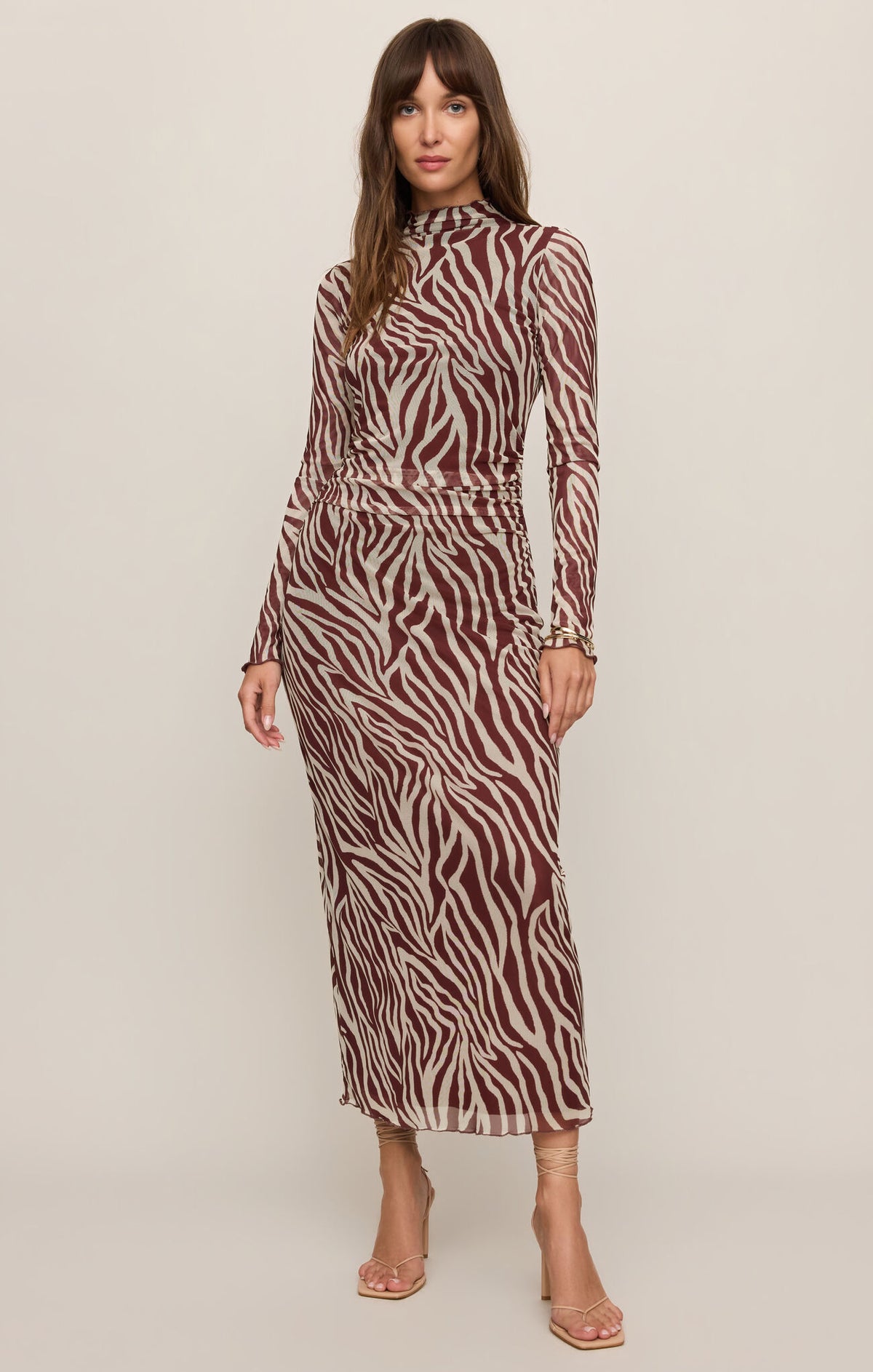 Sevilla Zebra Mesh Dress