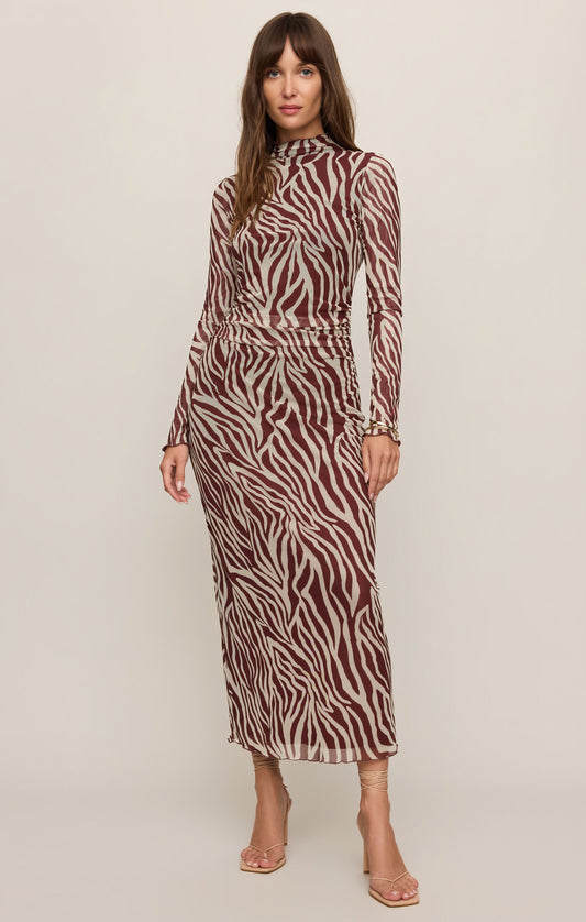 Sevilla Zebra Mesh Dress