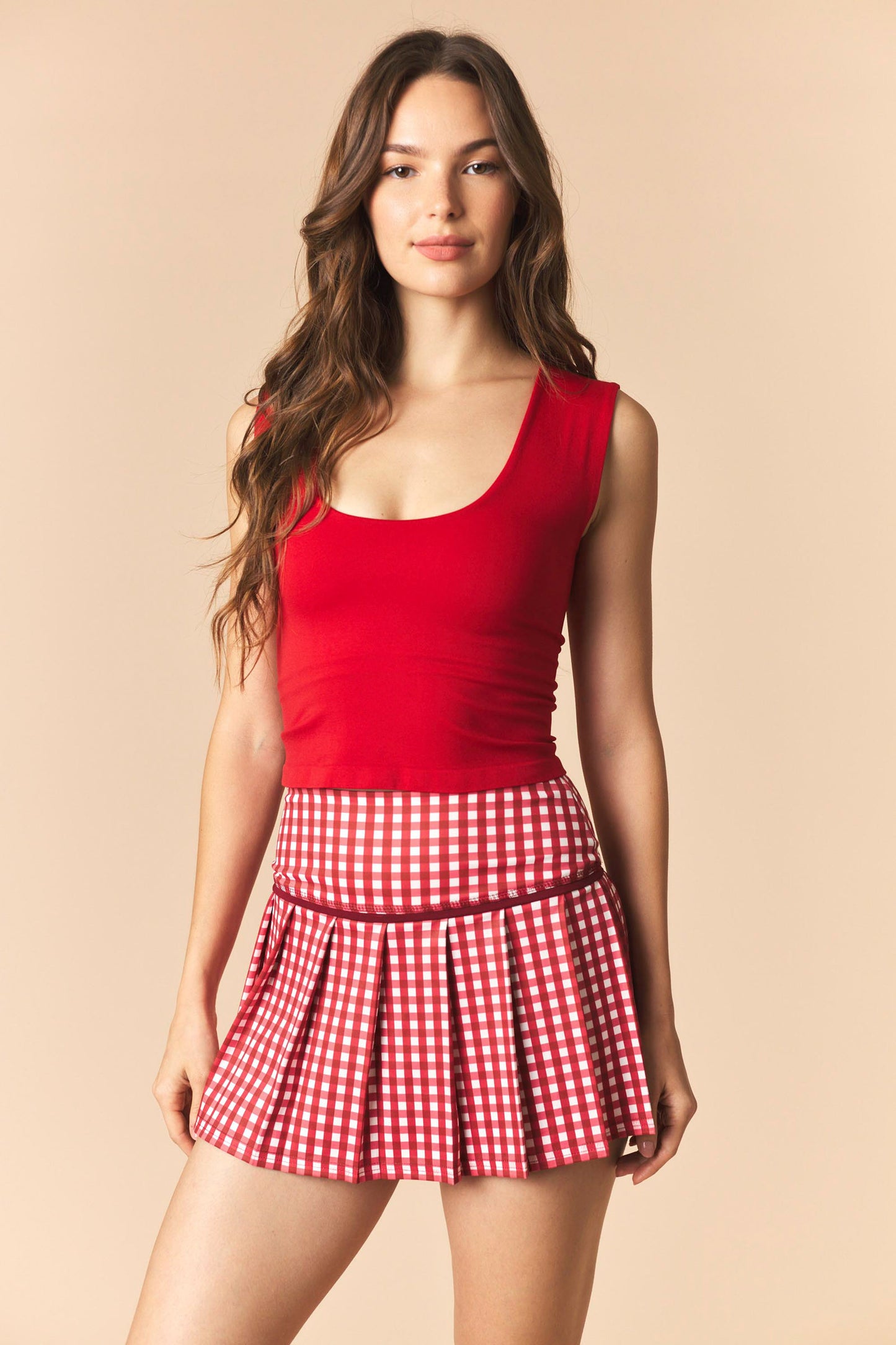 Gingham Gameday Skirt