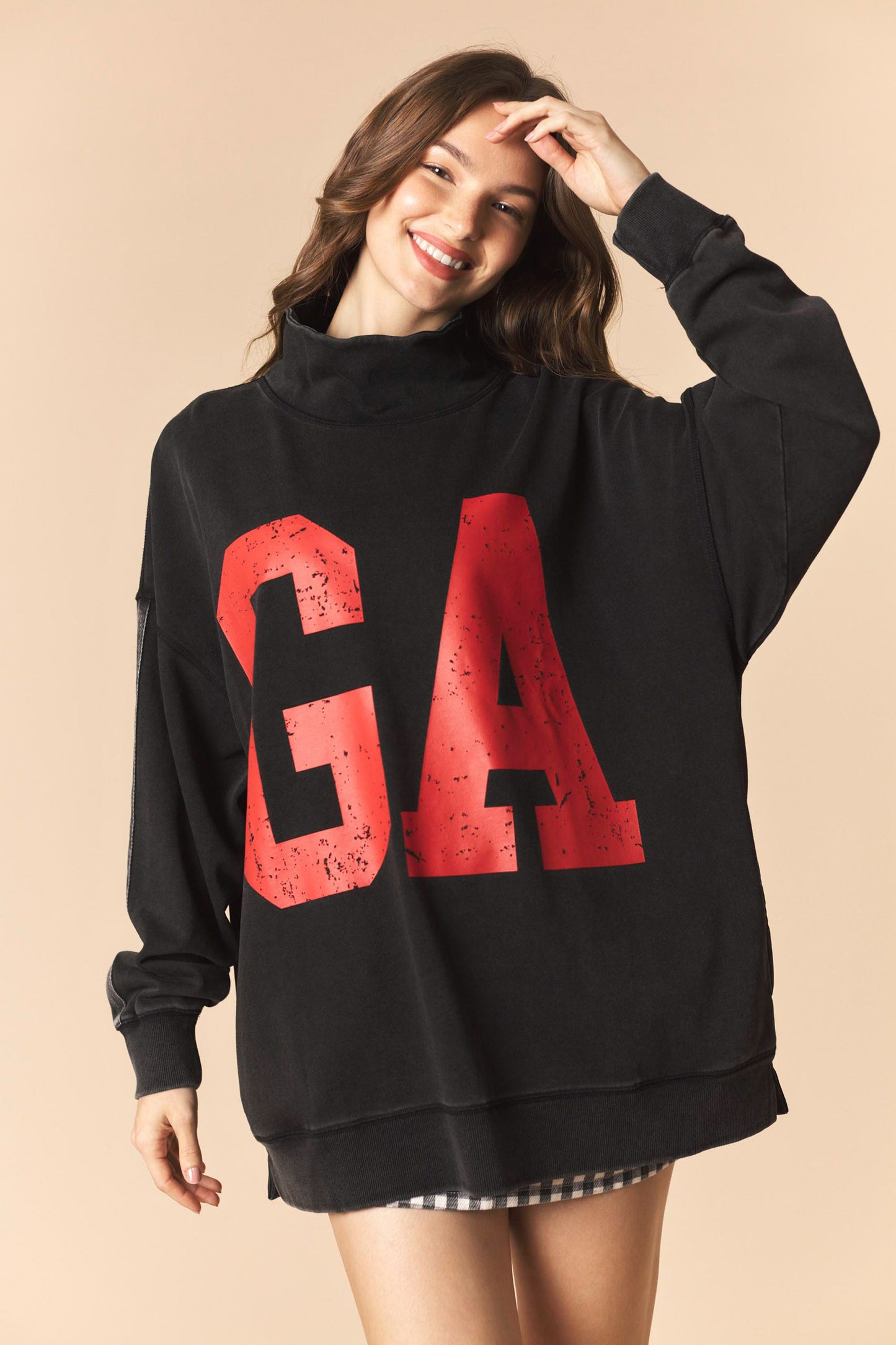 GA Mock Neck Sweatshirt