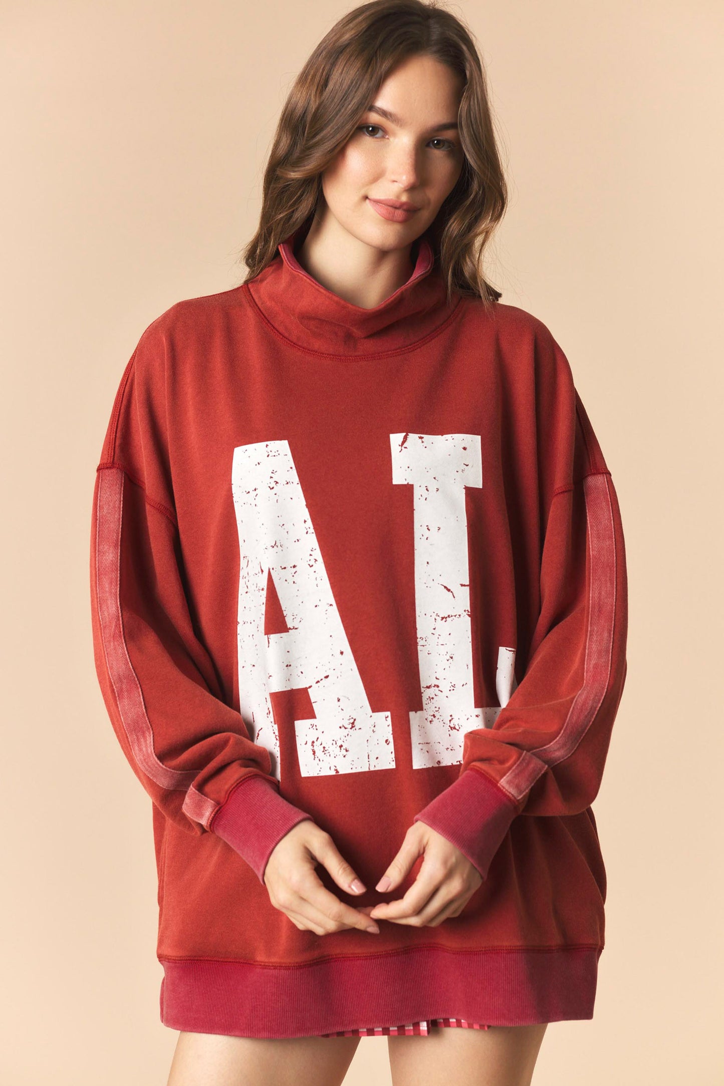 AL Mock Neck Sweatshirt