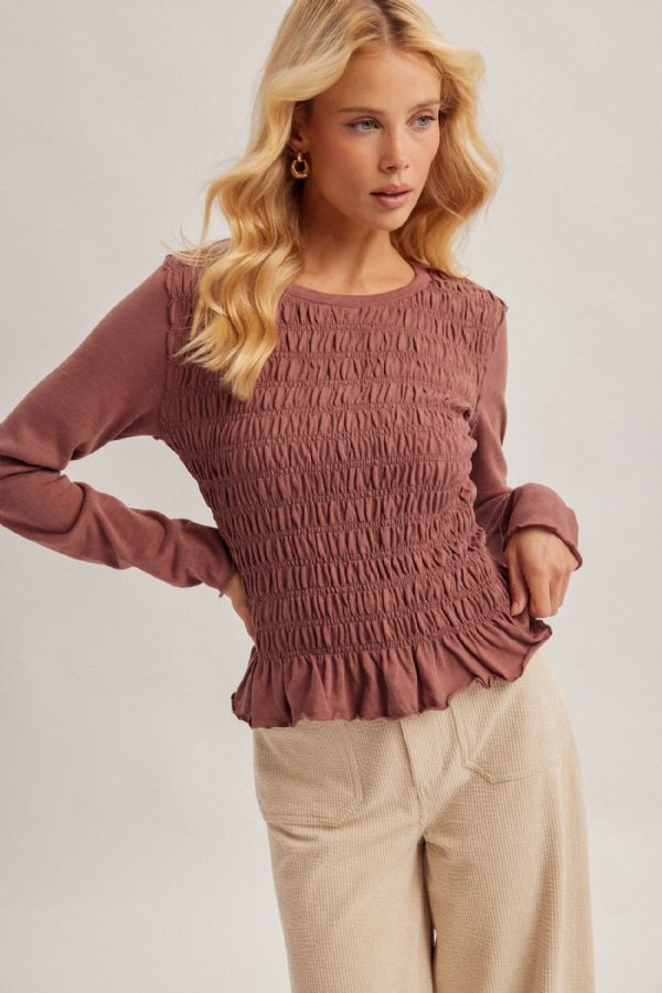 Rosie Ruffle Hem Top