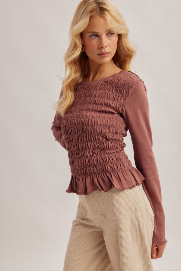 Rosie Ruffle Hem Top