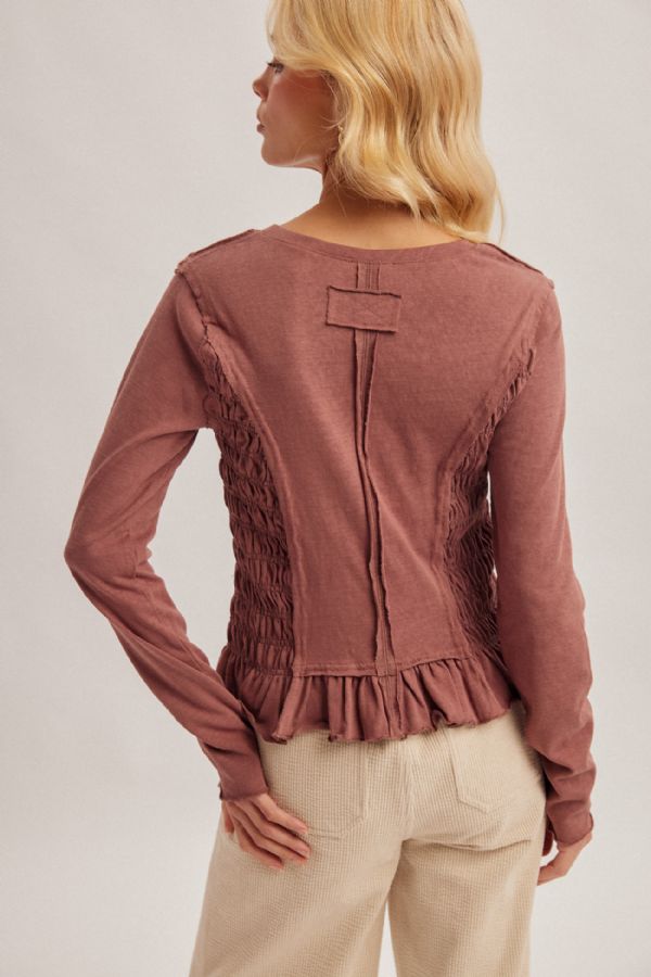 Rosie Ruffle Hem Top