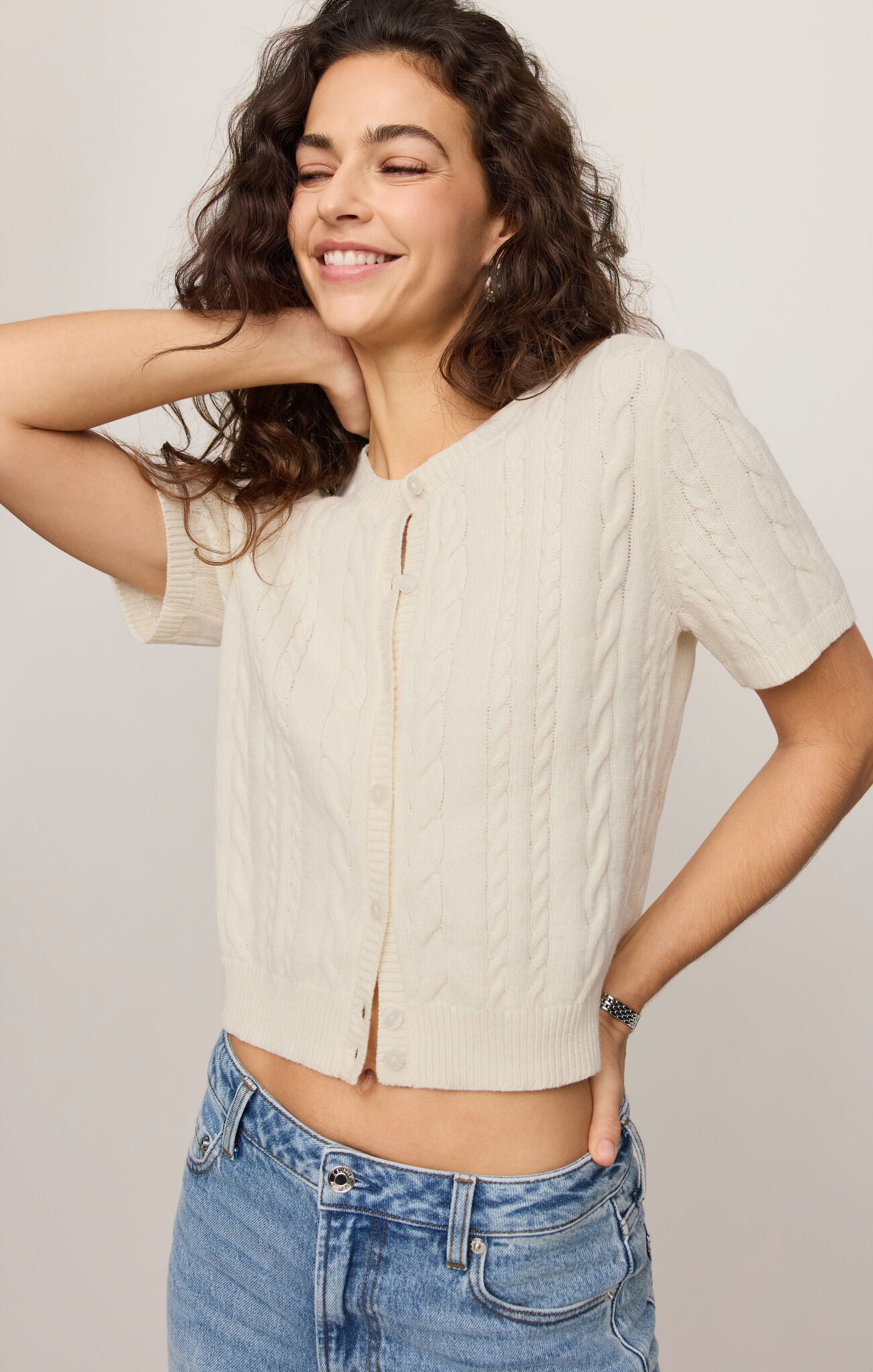 Cera Cardigan - Cloud