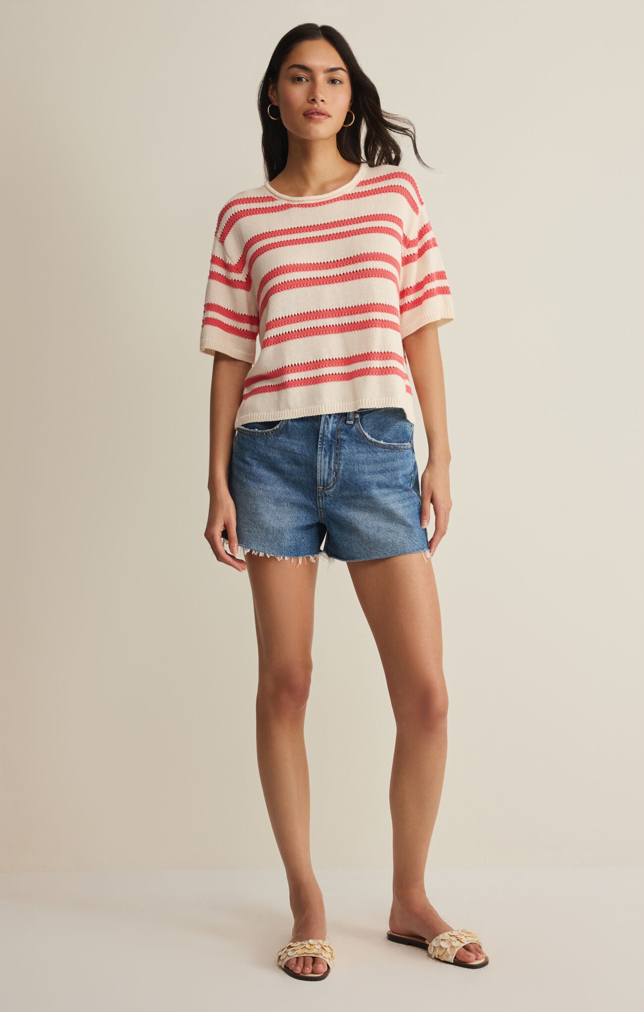 Prado Stripe Sweater Tee