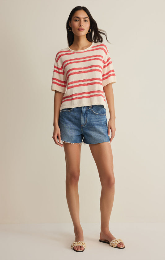 Prado Stripe Sweater Tee