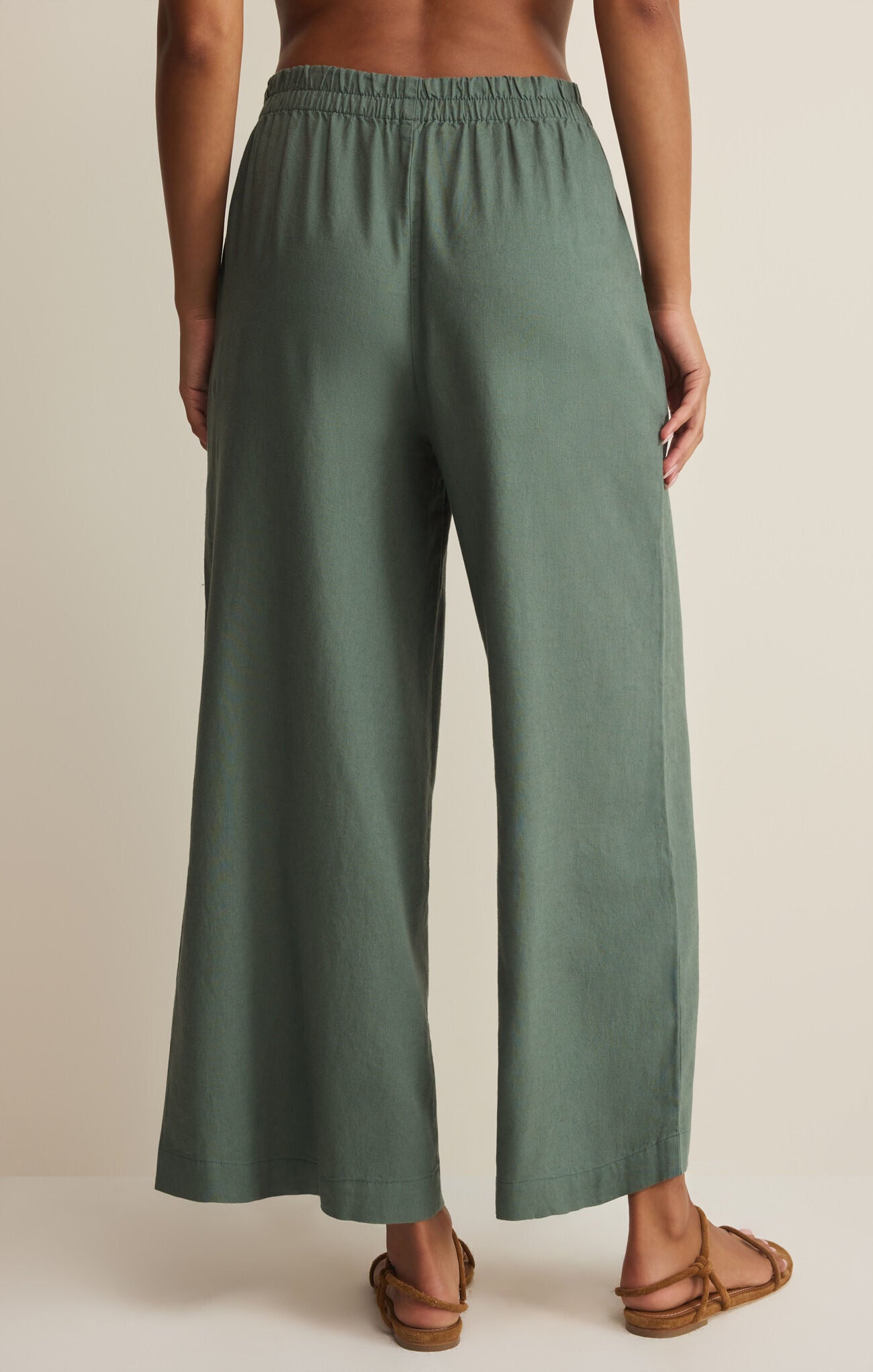 Scout Linen Pant - Everglade