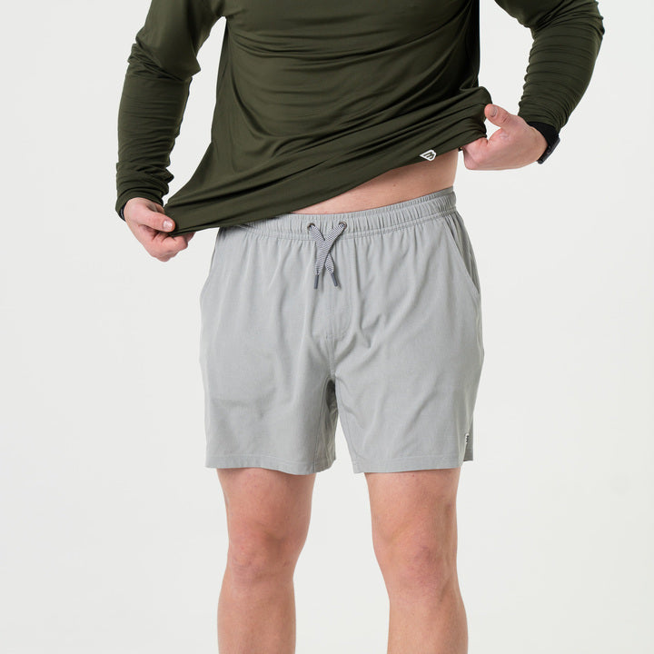 Burlebo Athletic Short- GRAY AZTEC