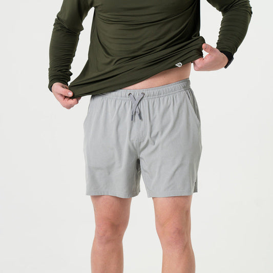 Burlebo Athletic Short-Gray Aztec