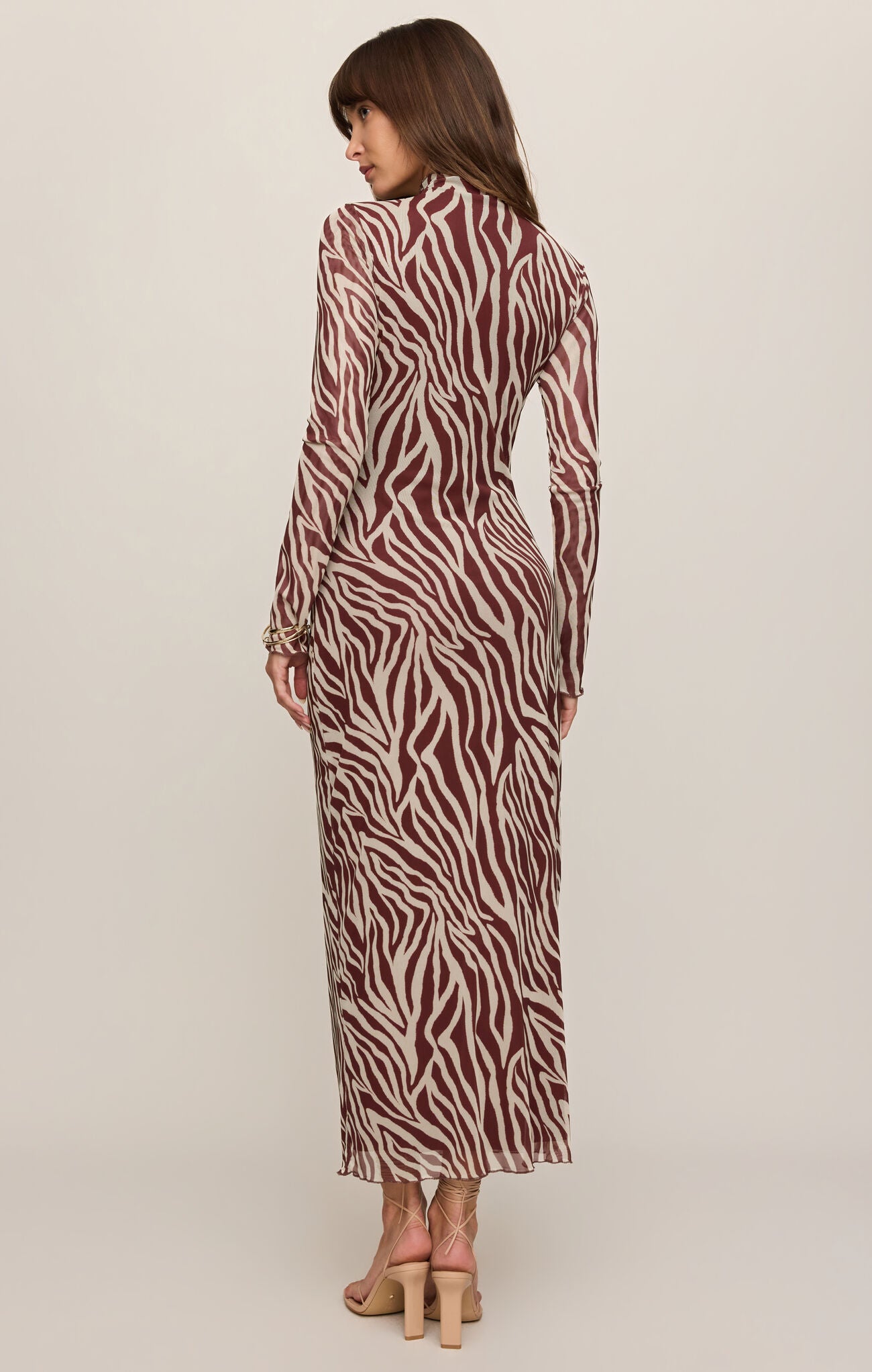 Sevilla Zebra Mesh Dress