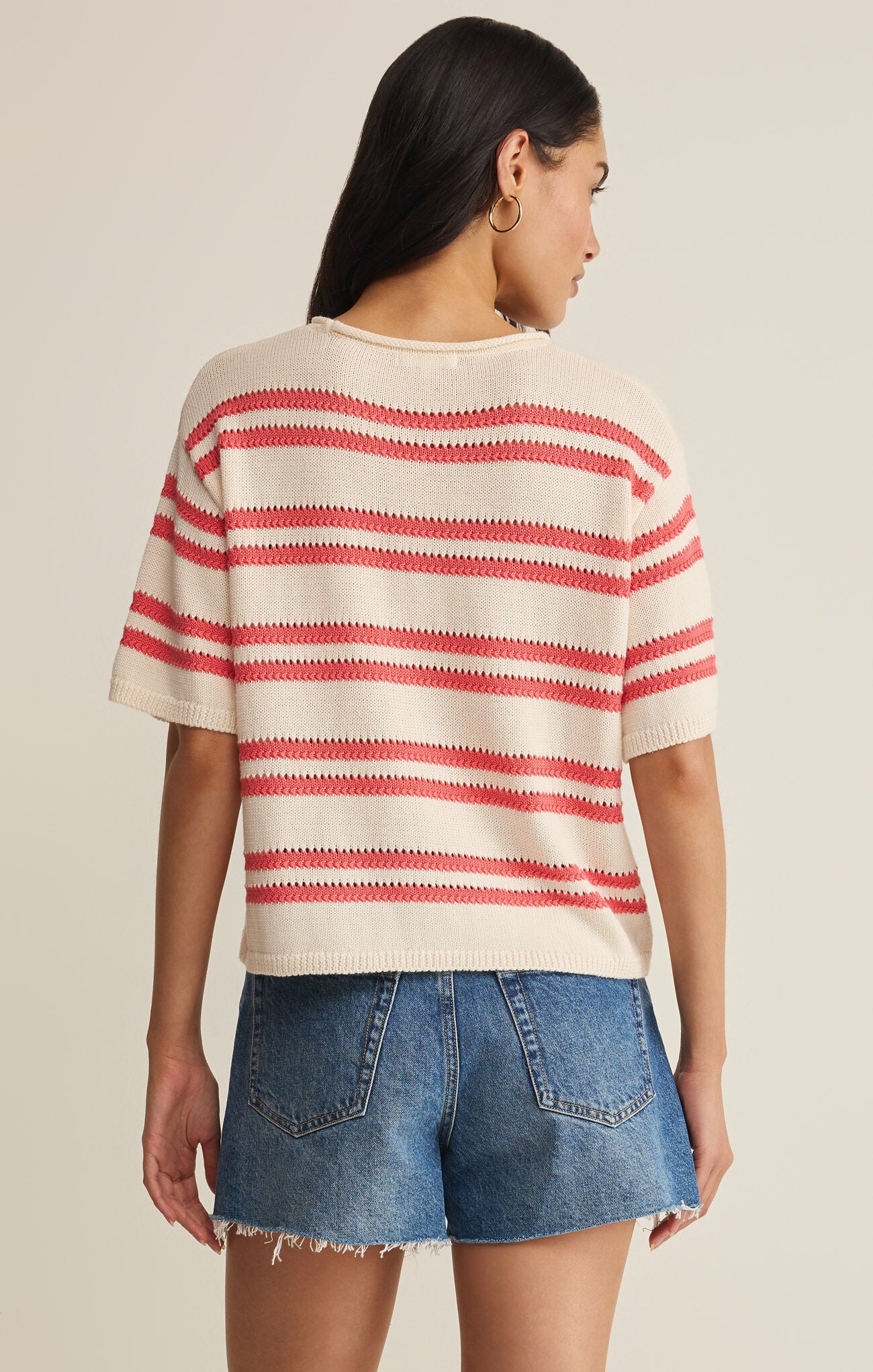 Prado Stripe Sweater Tee