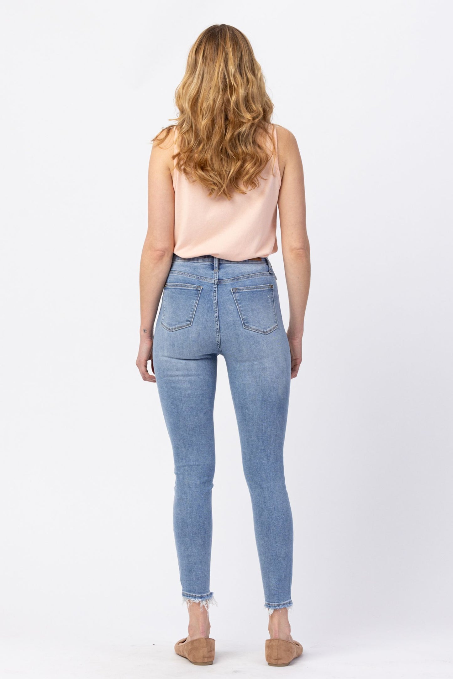 JUDY BLUE® HI-RISE BUTTON FLY SKINNY