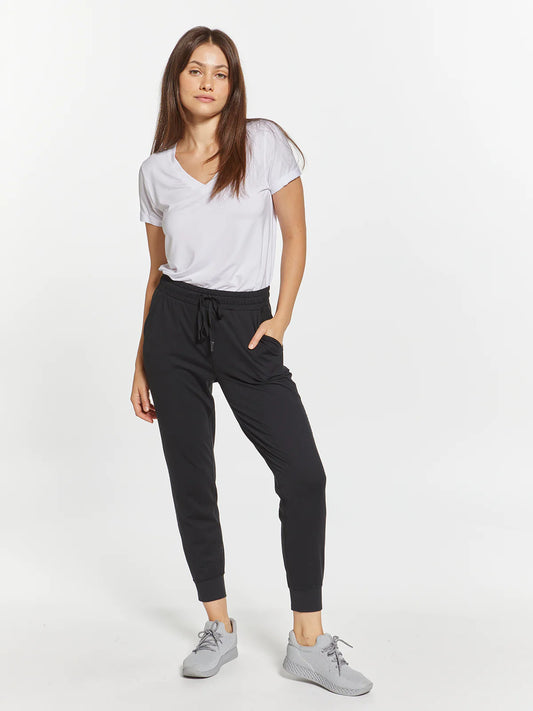 Thread & Supply®- Soft touch travel Joggers- Black